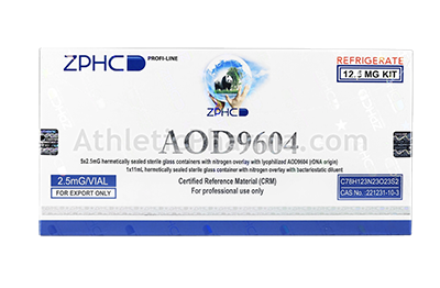 AOD9604 12.5mg (ZPHC) упаковка 5 флаконов (2.5mg x 5)