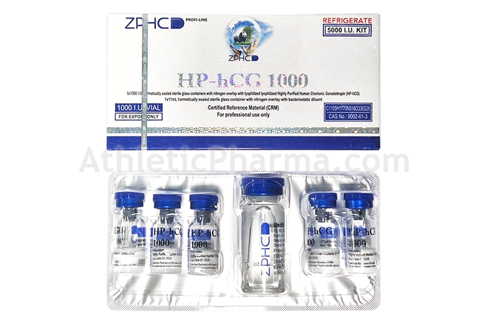 HP-hCG 1000 (ZPHC) упаковка 5 флаконов (1000IU x 5)